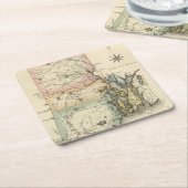 Rhode Island Vierkante Kartonnen Onderzetter (Schuin)