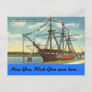 Rhode Island, VS Constellation, Newport Briefkaart