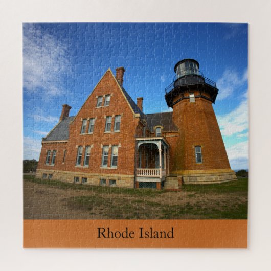 Rhode Island Vuurtorenpuzzel Legpuzzel (Verticaal)