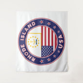 Rhode Island Wandkleed (Voorkant)