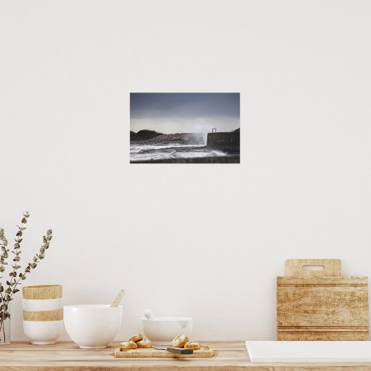 Rhode Island Waterscape Poster (Cuisine)