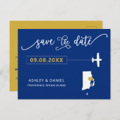 Rhode Island Wedding Enregistrer la carte postale (Devant / Derrière)