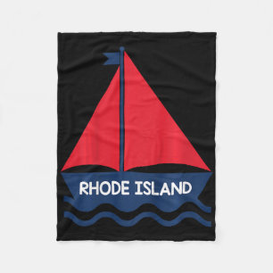 Rhode Island Zeilboot Jongens Meisjes Peuter Fleece Deken