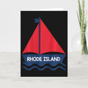 Rhode Island Zeilboot Jongens Meisjes Peuter Kaart