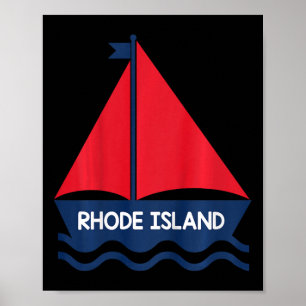 Rhode Island Zeilboot Jongens Meisjes Peuter  Poster