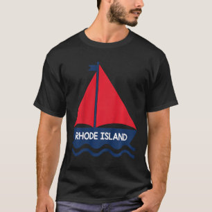 Rhode Island Zeilboot Jongens Meisjes Peuter  T-shirt