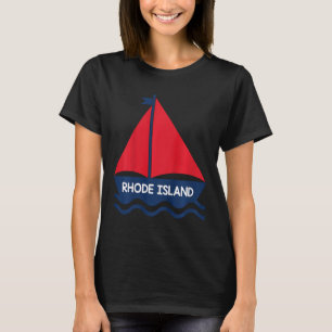 Rhode Island Zeilboot Jongens Meisjes Peuter T-shirt