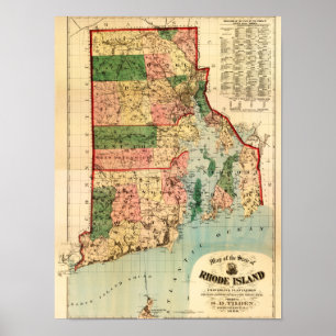 Rhode IslandPanoramaRhode Island Poster
