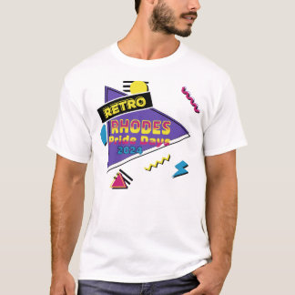 Rhodes Pride Dagen 2024 Retro Rhodes T-shirt