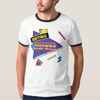 Rhodes Pride Dagen 2024 Retro Rhodes T-shirt