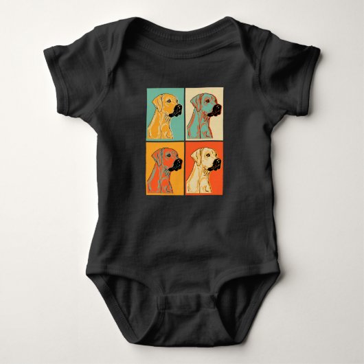 Rhodesiaans Ridgeback Dog Gift Idee Romper (Voorkant)