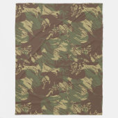 Rhodesian CAMO Fleece Blanket Deken (Voorkant)