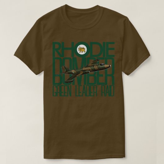 RHODESIAN CANBERRA-BOMMENWERPER T-SHIRT (Design voorkant)