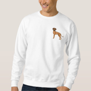 Rhodesian Ridgeback Afrikaanse Leeuw Hond Cartoon Trui