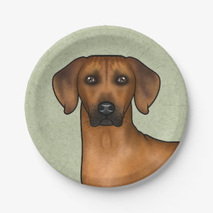 Rhodesian Ridgeback Afrikaanse Leeuw Hond Hoofd Gr Papieren Bordje