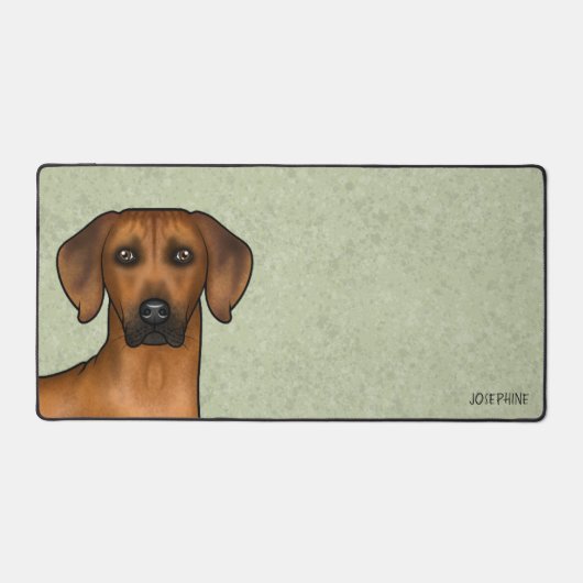 Rhodesian Ridgeback Brown Africain Lion Chien Head (Recto)