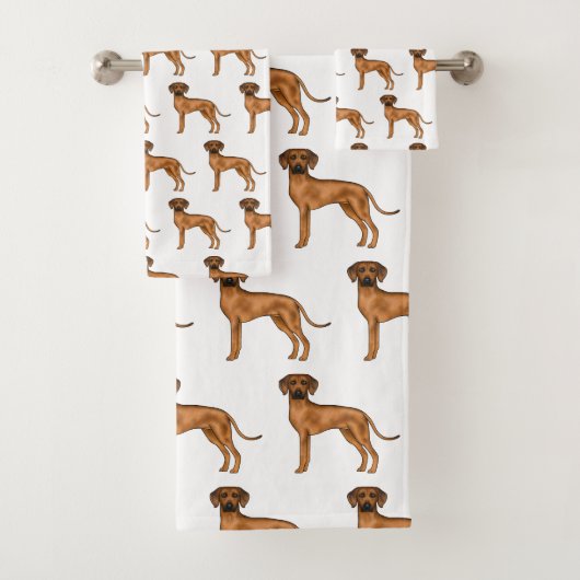 Rhodesian Ridgeback Brown Africain Lion Dog Motif (En situation)