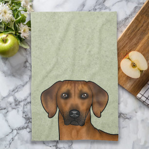 Rhodesian Ridgeback Bruin Afrikaanse Leeuw Hondenk Theedoek
