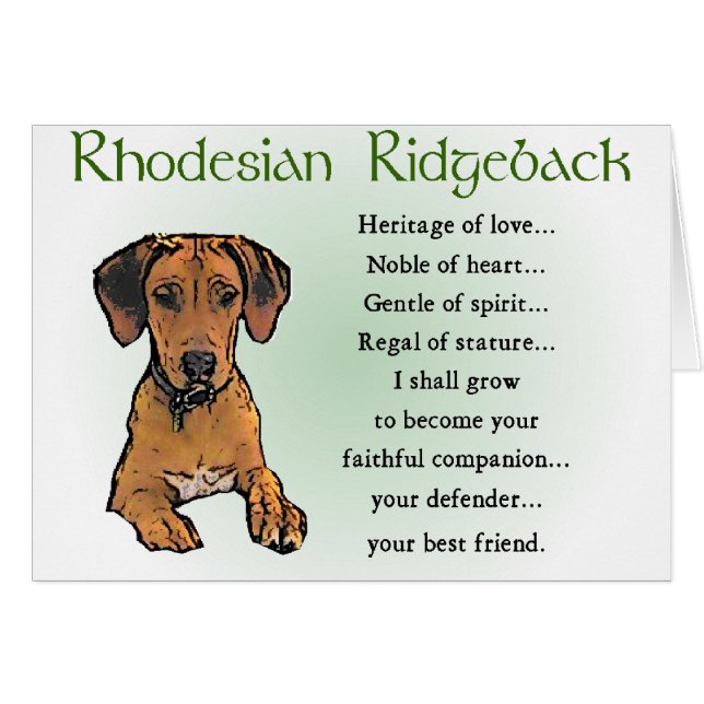Rhodesian Ridgeback-cadeaus (Voorkant Horizontaal)