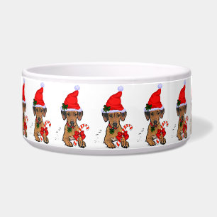 Rhodesian Ridgeback Christmas Voerbakje