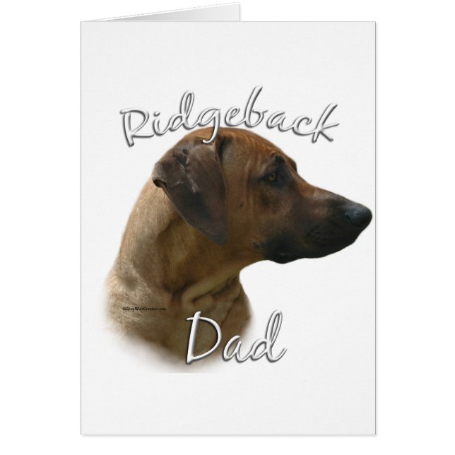 Rhodesian Ridgeback Dad 2 (Voorkant)
