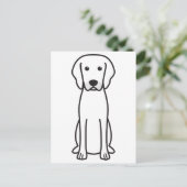 Rhodesian Ridgeback Dog Cartoon Briefkaart (Staand voorkant)