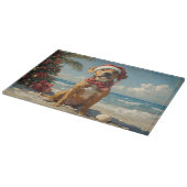 Rhodesian Ridgeback Dog Christmas  Beach Snijplank (Hoek)