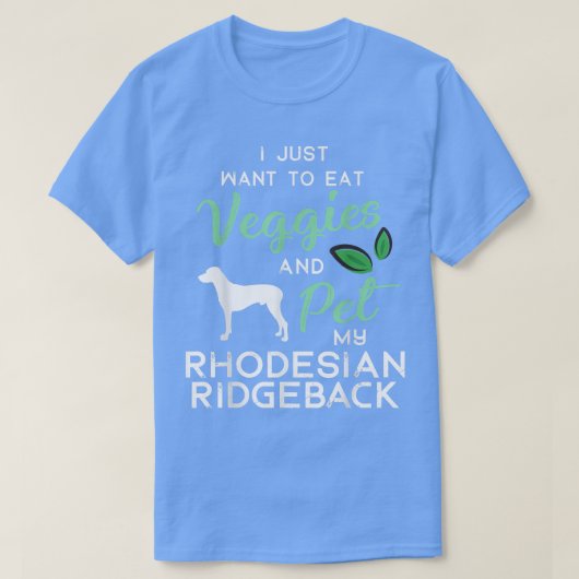 Rhodesian Ridgeback Dog Cigar lover owner Birthday T-shirt (Design voorkant)