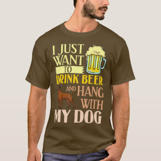 Rhodesian Ridgeback Dog Puppies Eigenaar Lover _13 T-shirt