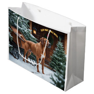 Rhodesian Ridgeback Feestelijke Kerstvakantie Groot Cadeauzakje