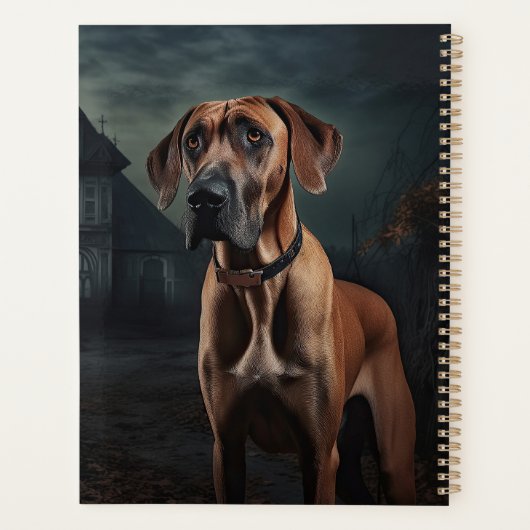 Rhodesian Ridgeback Halloween effrayant (Dos)