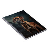 Rhodesian Ridgeback Halloween Scary Notitieboek (Rechterzijde)