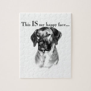 Rhodesian Ridgeback Happy Face Legpuzzel