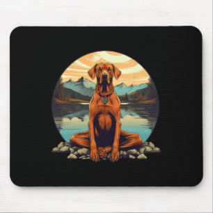 Rhodesian Ridgeback-hond meditatie Yoga Muismat