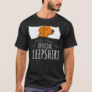 Rhodesian Ridgeback Hond Officieel Slaapshirt T-shirt
