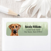 Rhodesian Ridgeback hond retour adres labels (Insitu)