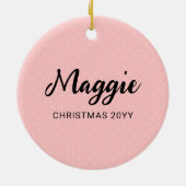 Rhodesian Ridgeback Hondenkop Kleurrijke Bloemen R Keramisch Ornament (Achterkant)