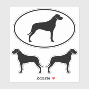 Rhodesian Ridgeback Hondensilhouetten Vinyl Sticke Sticker