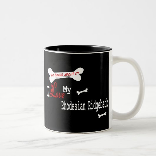 Rhodesian Ridgeback (I Love) Mug (Droit)