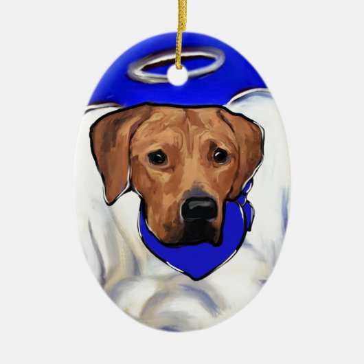 Rhodesian Ridgeback Keramisch Ornament (Voorkant)