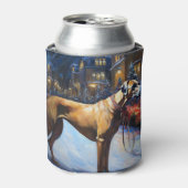 Rhodesian Ridgeback Kerstfeest Seizoen Blikjeskoeler (Blikje Voorkant)