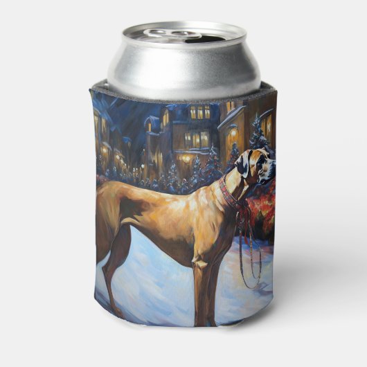 Rhodesian Ridgeback Kerstfeest Seizoen Blikjeskoeler (Blikje Achterkant)