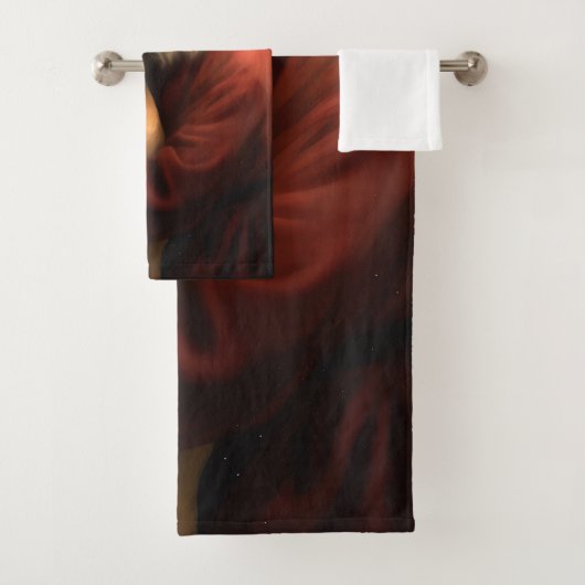 Rhodesian Ridgeback Kerstman Feestelijke Kerstmis Bad Handdoek (Insitu)