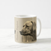 Rhodesian Ridgeback Koffie Mok (Voorkant rechts)