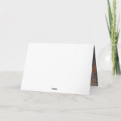 Rhodesian Ridgeback laat het sneeuwen Kerstmis Kaart (Achterkant)