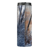 Rhodesian Ridgeback laat het sneeuwen Kerstmis Thermosbeker (Achterkant)