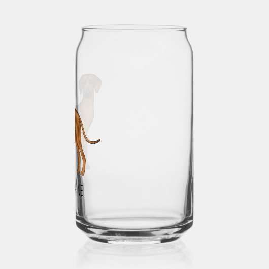 Rhodesian Ridgeback mignon Chien Lion Brown Avec N (Gauche)