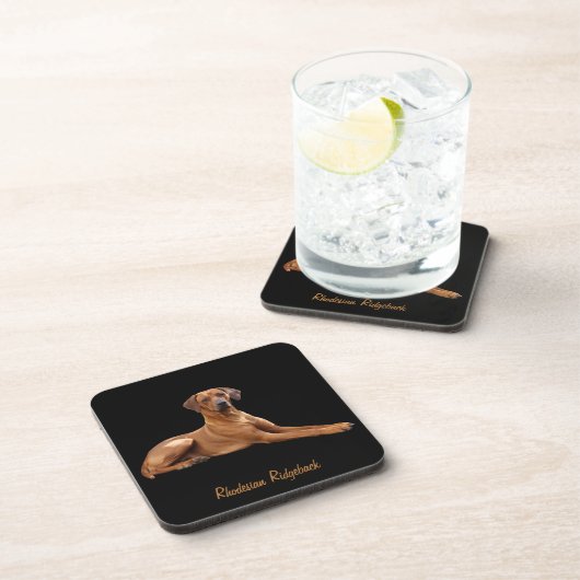 Rhodesian Ridgeback onderzetters (set van 6 stuks) (Rechterzijde)