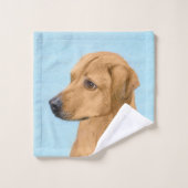 Rhodesian Ridgeback Painting - Art original du chi (Gant de toilette)