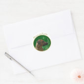 Rhodesian Ridgeback Peace Ronde Sticker (Envelop)